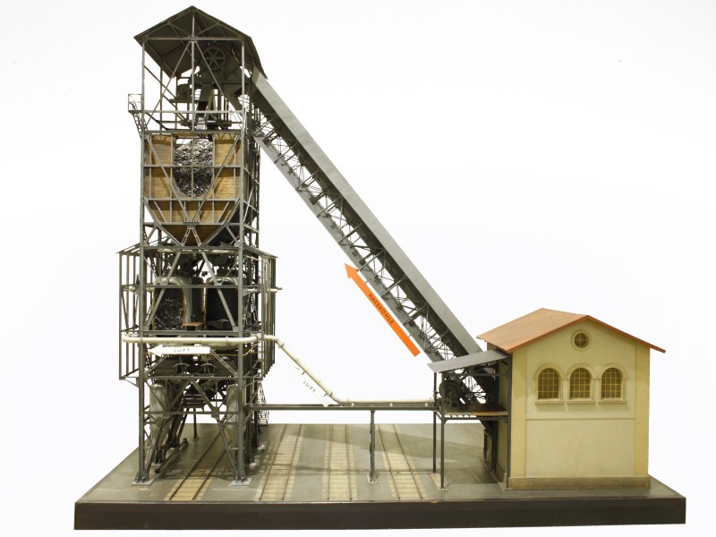 A model of the Fleissner coal drying plant: 