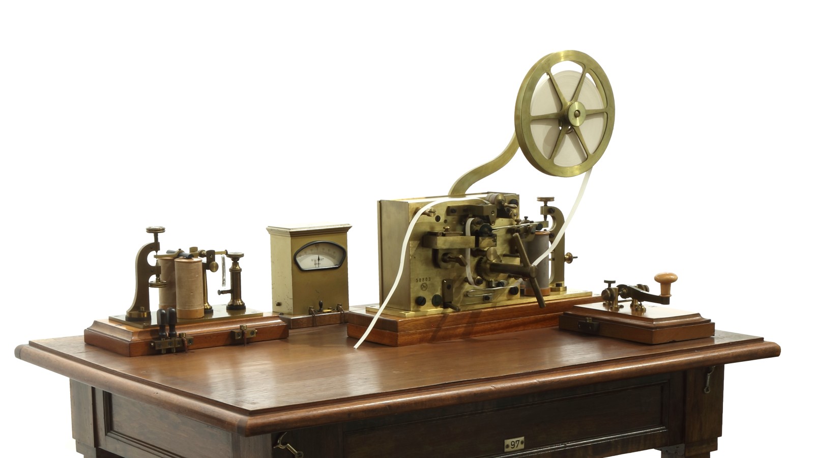 Morsetelegraf, um 1900