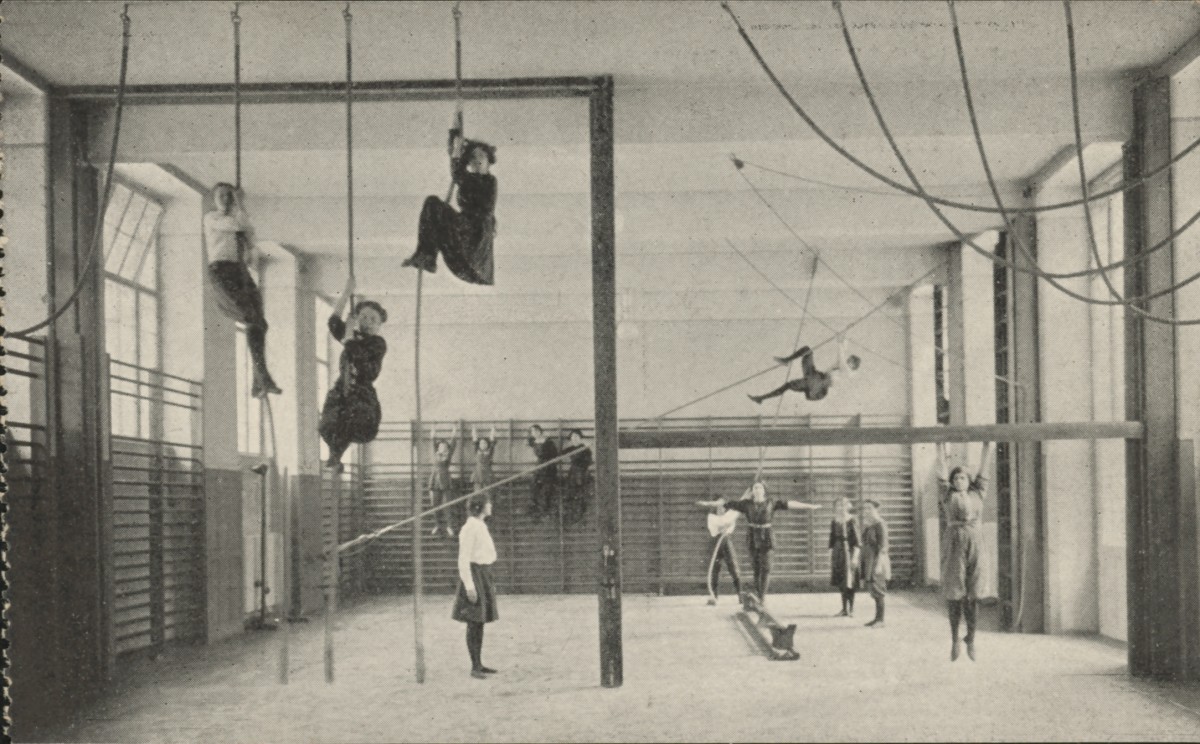 Sonderausstellung "Women at Work": Turnsaal der Haushaltsschule des Wiener Frauenerwerbsvereins 
