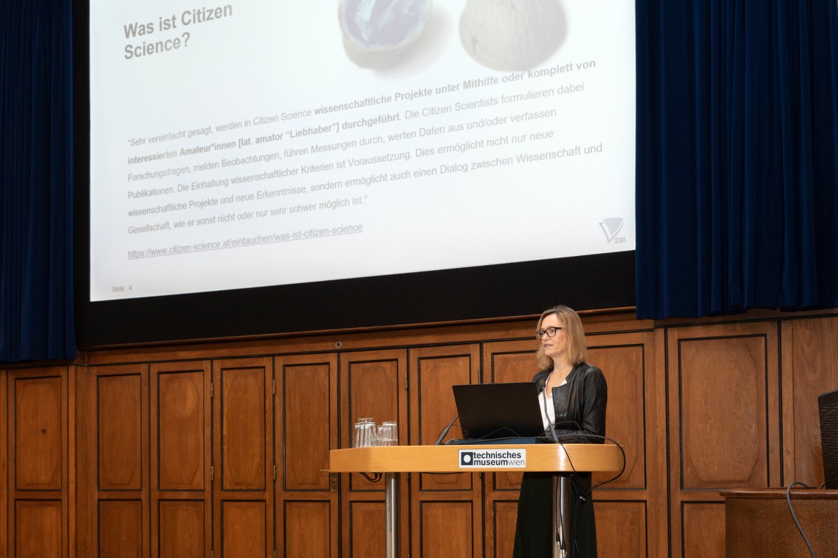 Präsentation von Barbara Kieslinger aus dem Zentrum für Soziale Innovation: Facetten von Citizen Science basierend auf Erfahrungen im europäischen Kontext