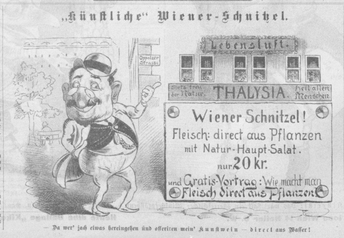 Karikatur im Satireblatt „Kikeriki“, 1899: Karikatur im Satireblatt „Kikeriki“, 1899