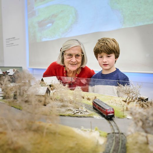 Modellbahn in Bewegung