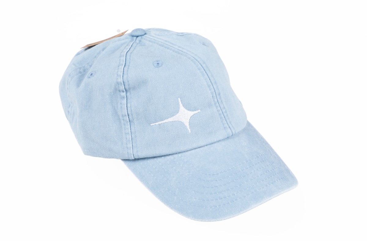 Kappe Denim hellblau