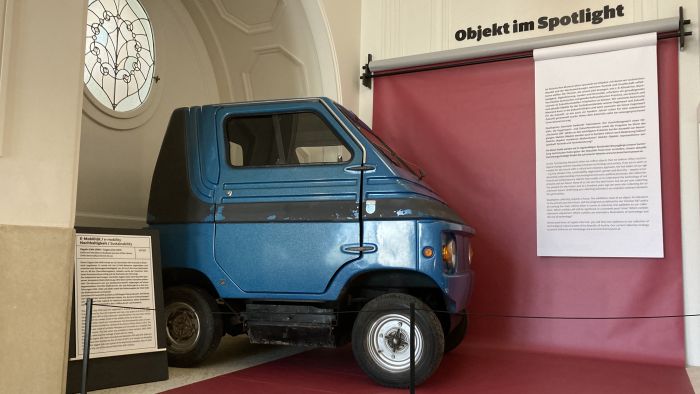Der Zagato Zele in der Präsentation „Objekt im Spotlight“ Zagato Zele – ein Zeitzeuge der E-Auto-Geschichte