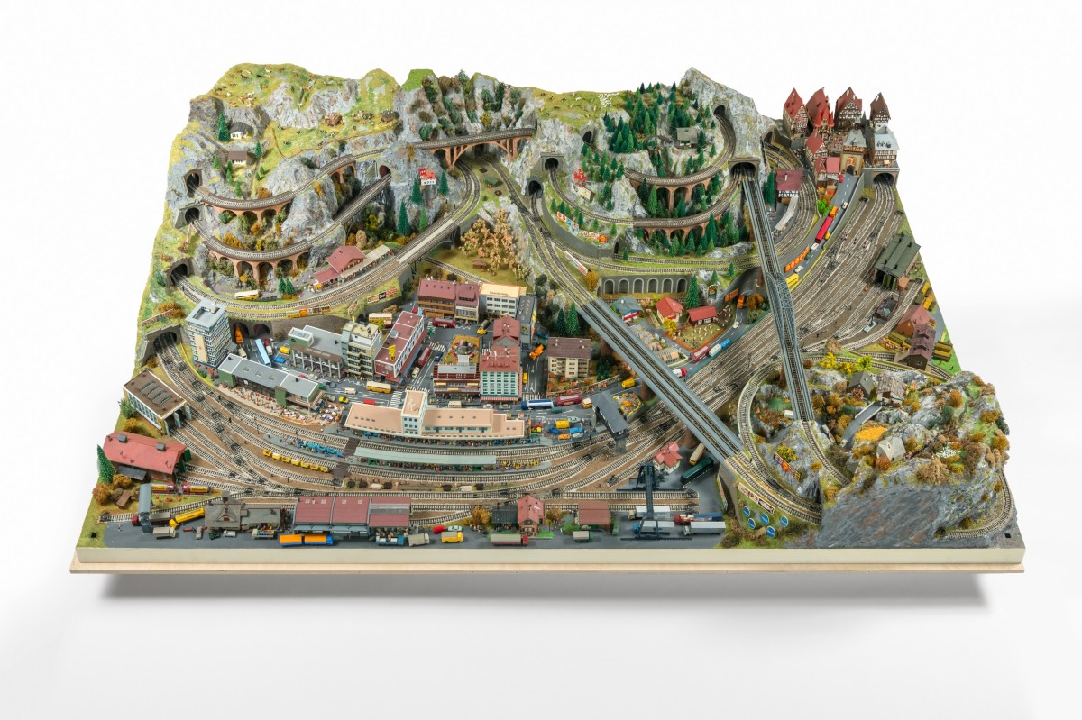 Modelleisenbahnanlage, Modell (1957–1965), Nenngröße: Spur N