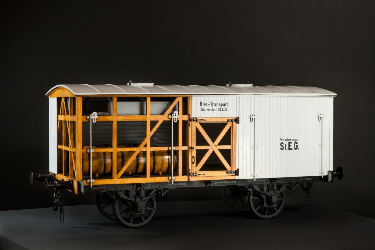Biertransportwagen StEG 40006, Modell (1900), Maßstab 1:5