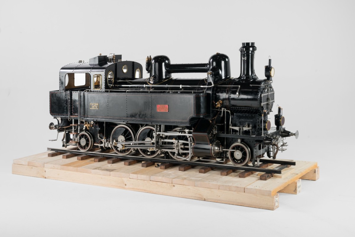 Lokomotive 30 70 der Wiener Dampf-Stadtbahn, Modell (1898), Maßstab 1:5