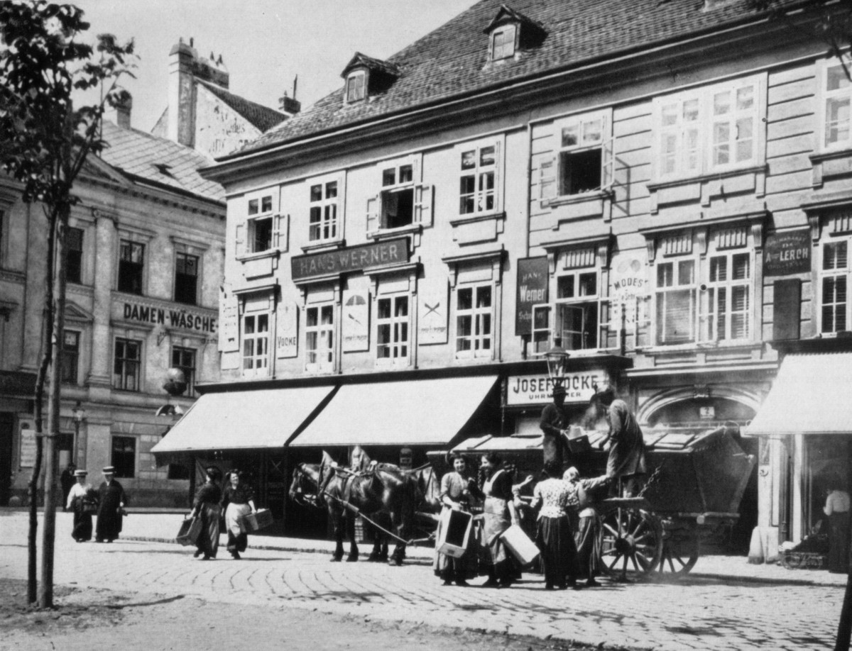 „Mistbauer“ in Wien-Leopoldstadt, um 1900: „Mistbauer“ in Wien-Leopoldstadt, um 1900