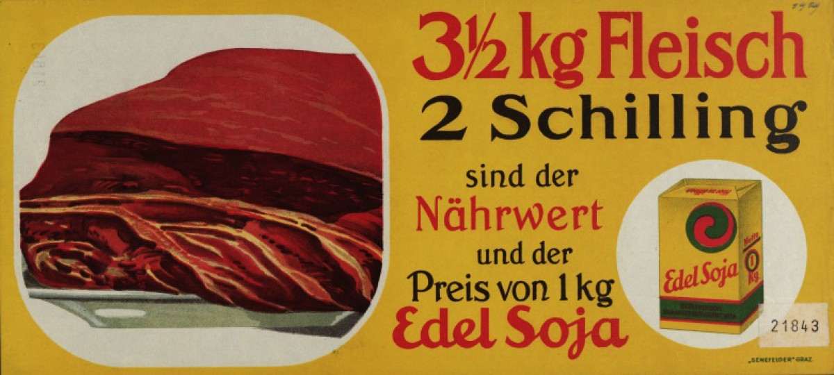 "Edel Soja", Plakat, 1929: "Edel Soja", Plakat, 1929