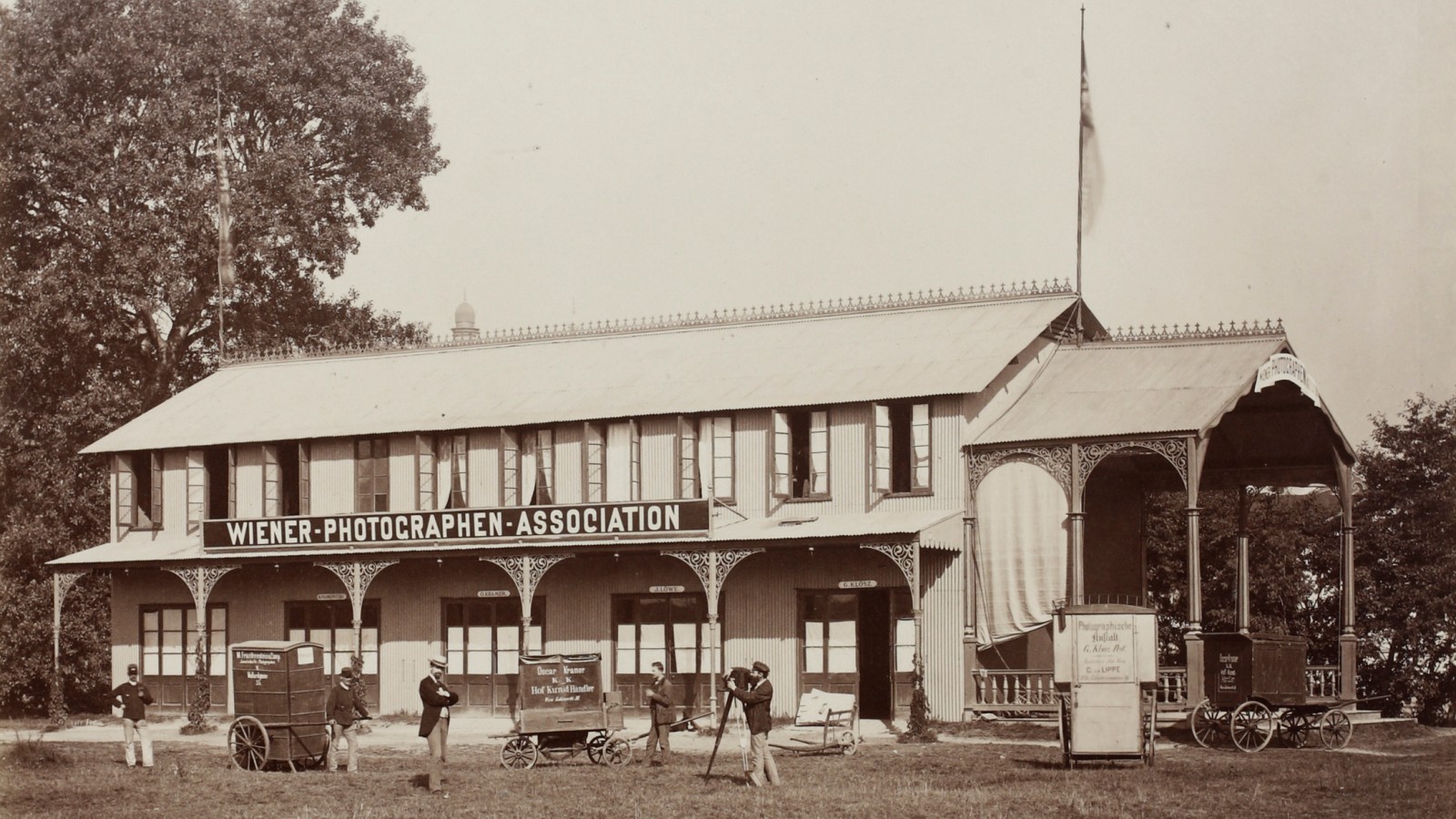 Michael Frankenstein: Haus der Wiener Photographen-Association, Wiener Weltausstellung 1873
