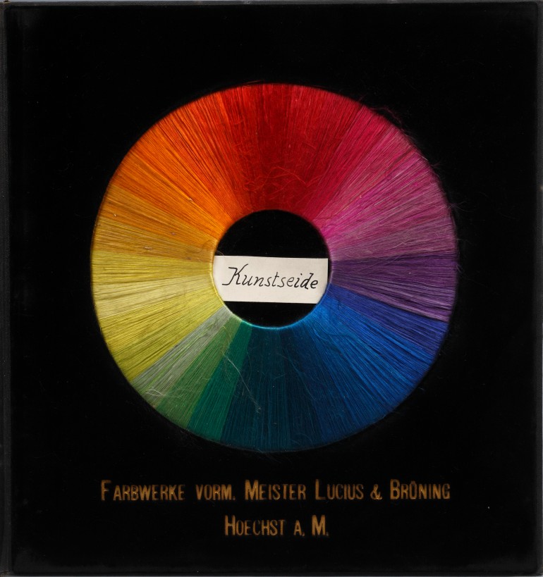 Musterbuch mit Spektrum von Kunstseide, 1900: Musterbuch mit Spektrum von Kunstseide, 1900