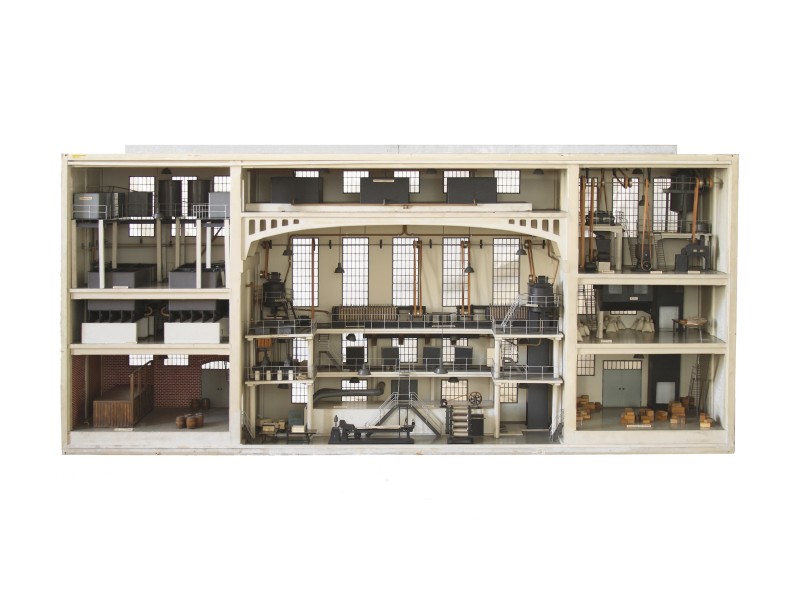 Model of a soap factory: 