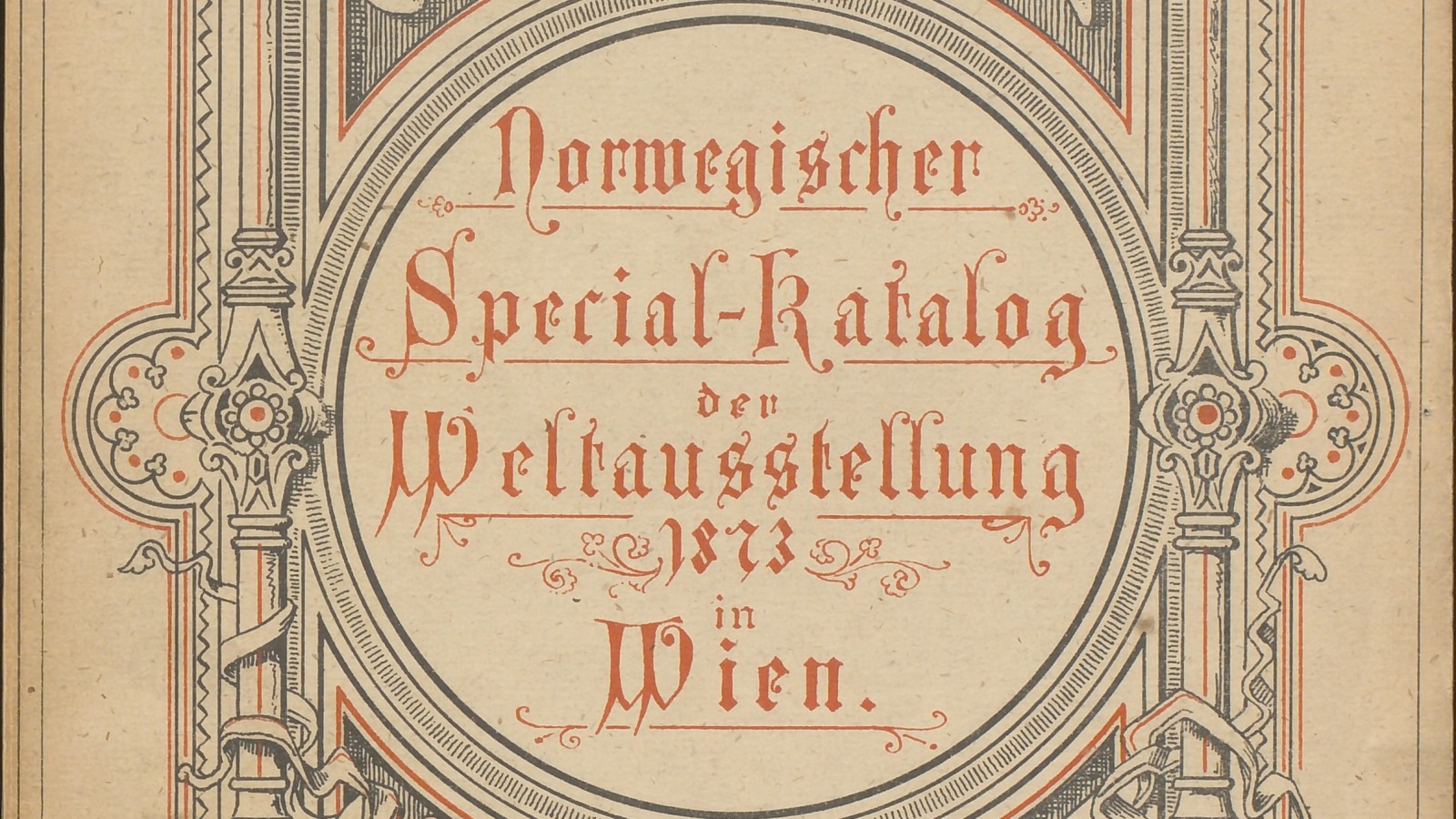 Norwegischer Spezial-Katalog der Weltausstellung 1873 in Wien
