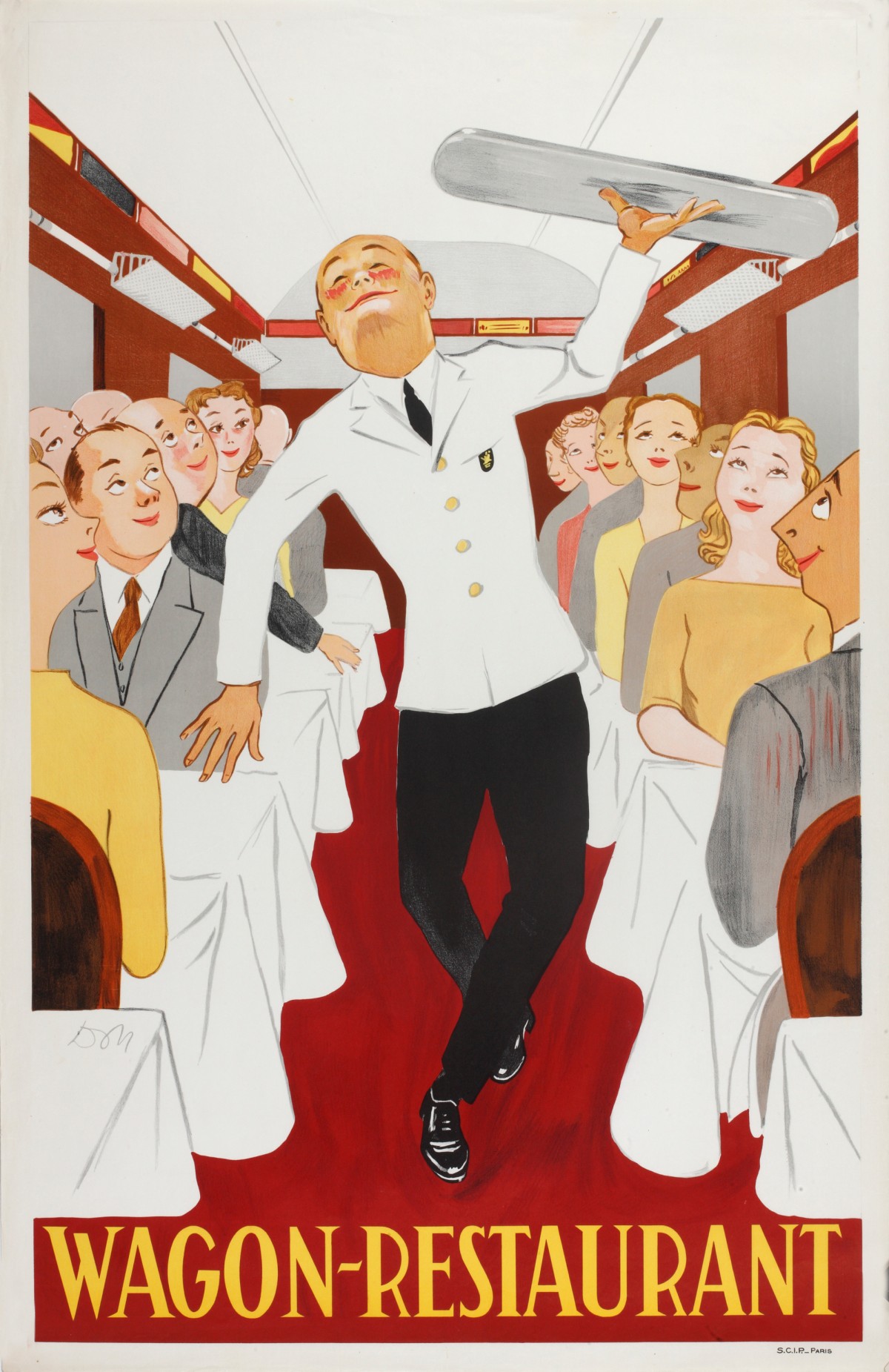 Werbeplakat, um 1950, Gestalter: Jean Don