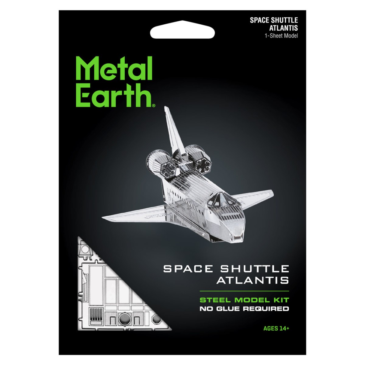Metal Earth Space Shuttle Atlantis