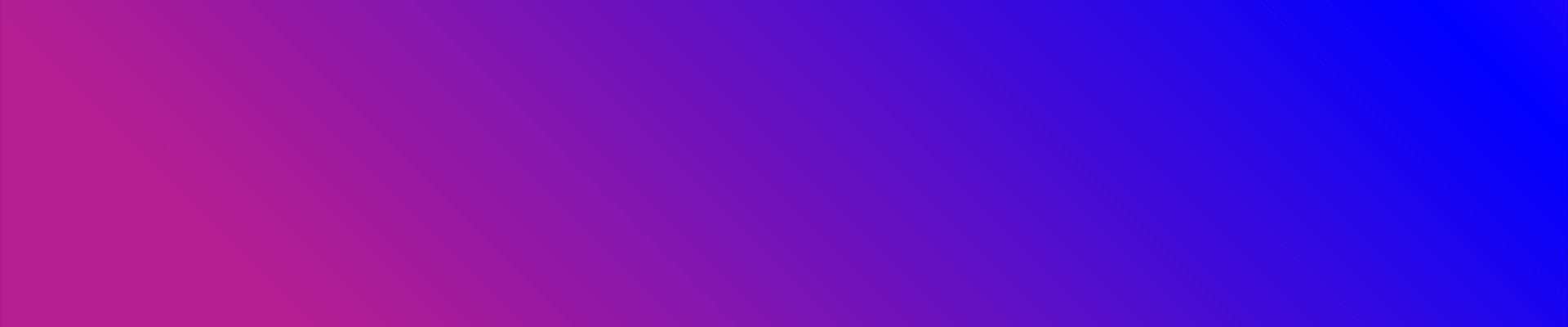 A wide banner with a smooth gradient transitioning from deep pink to vibrant blue.: 