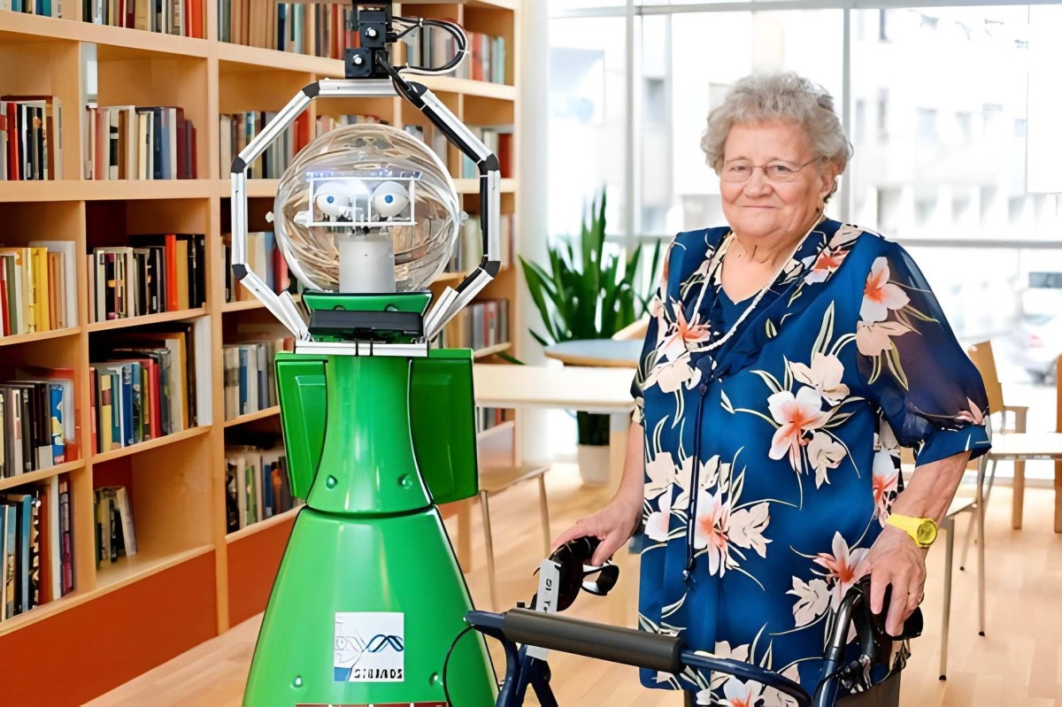 Inwiefern können Roboter auch den menschlichen Aspekt der Pflegearbeit einnehmen?