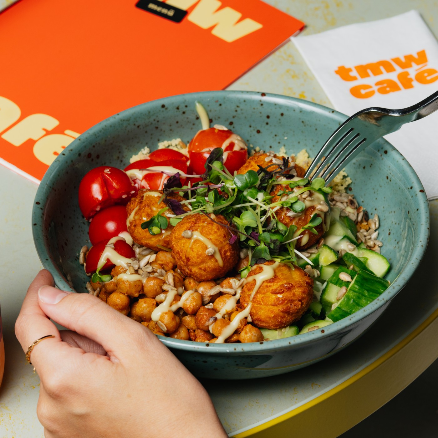 Vegane Bowl im tmw café: 