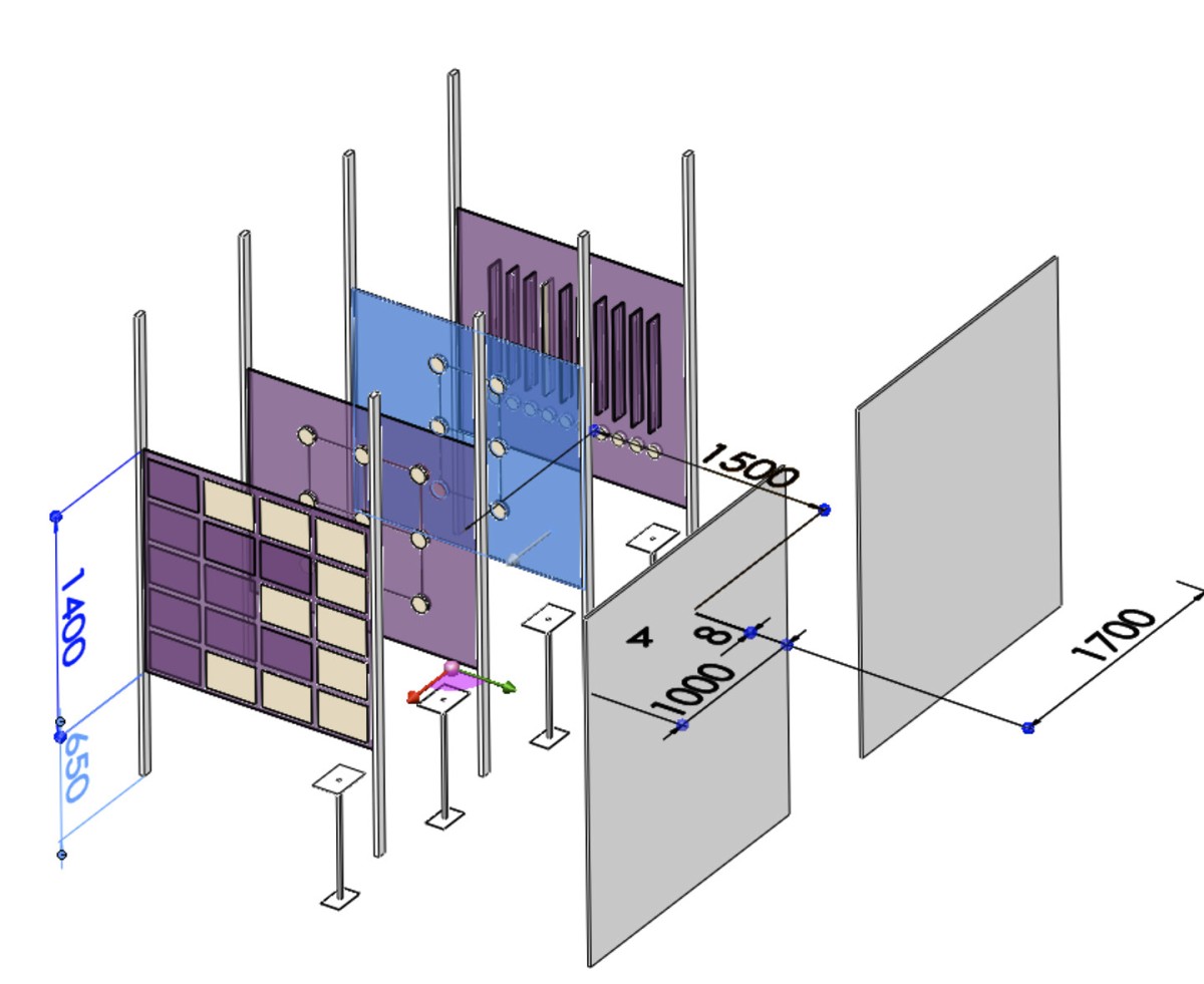 Das Design will Besucher_innen einen symbolischen Blick ins Innere eines Computers gewähren.: Das Design will Besucher_innen einen symbolischen Blick ins Innere eines Computers gewähren.