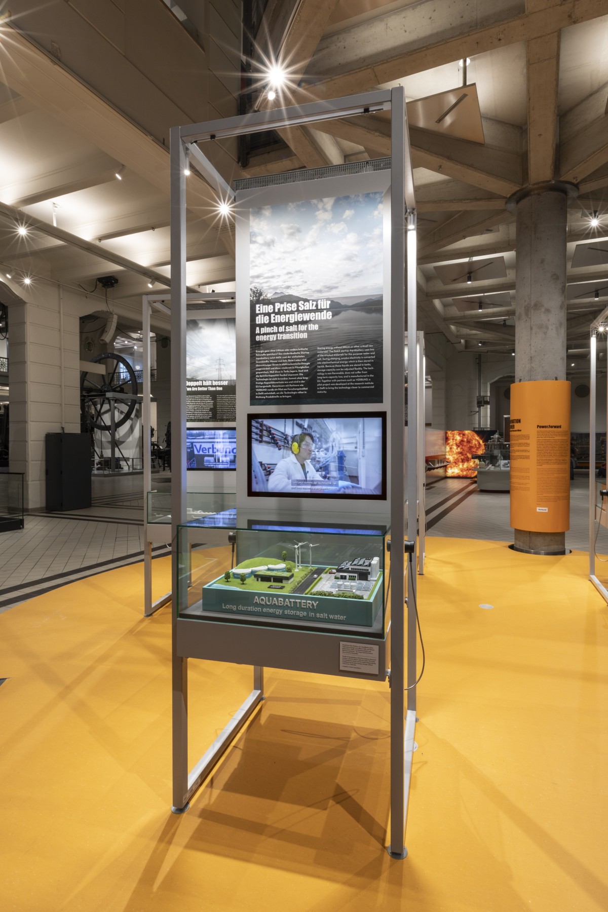 Station „Eine Prise Salz für die Energiewende“ (Aquabattery und VERBUND)