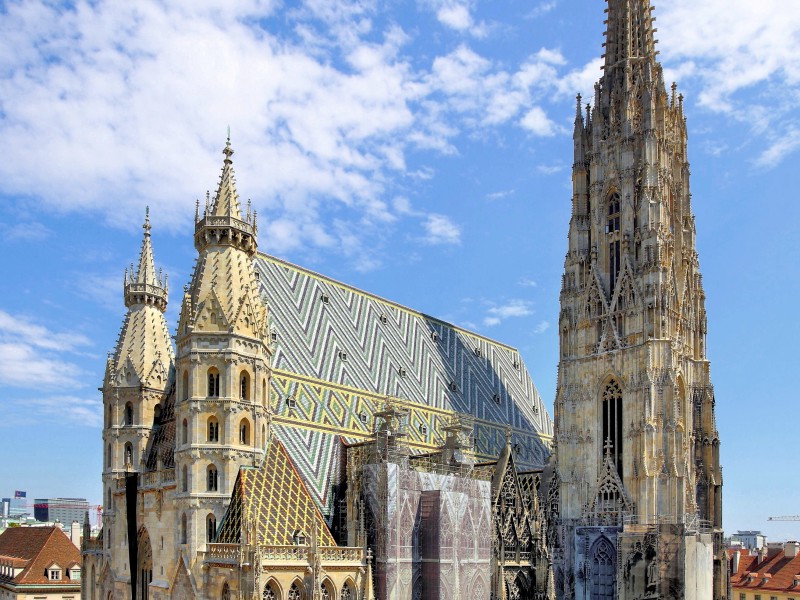 Der Wiener Stephansdom in seiner ganzen Pracht ...: Der Wiener Stephansdom in seiner ganzen Pracht ...