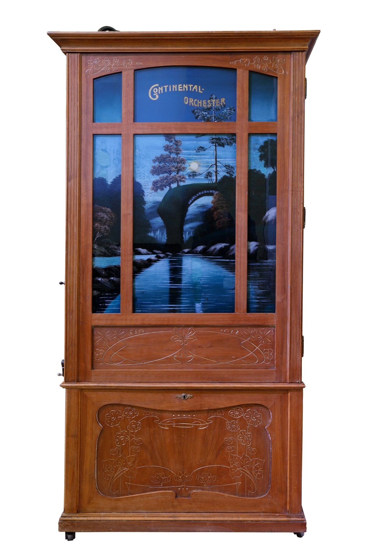 Frontansicht (geschlossen): Orchestrion „Continental-Orchester“, Wien 1909–1910: Frontansicht (geschlossen): Orchestrion „Continental-Orchester“, Wien 1909–1910