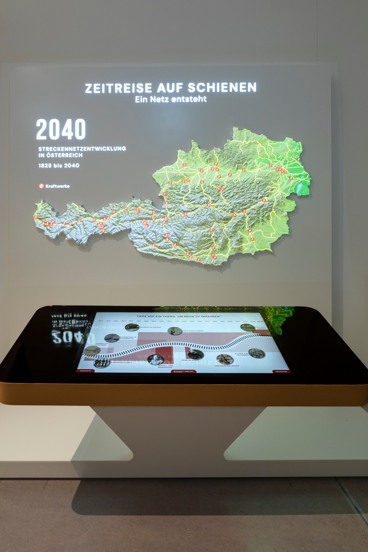 Interaktivum „Streckennetz“