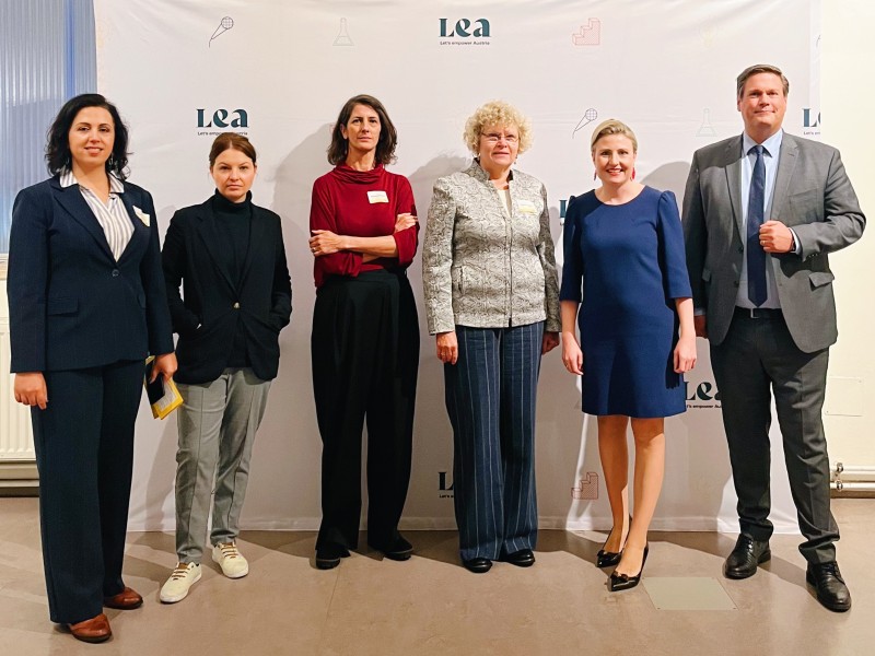 LEA-Podiumsdiskussion „Berufswunsch vs. Rollenbild: Wie können Mädchen und Frauen in Österreich das werden, was sie wollen?“