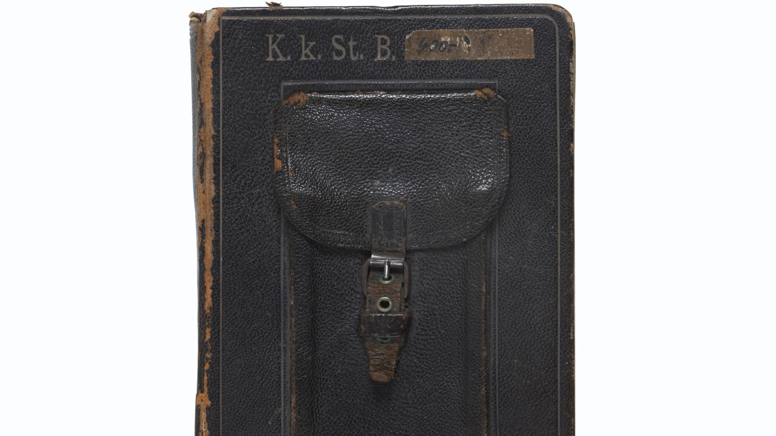Kondukteurbuch mit händischen Eintragungen, 1914–1939