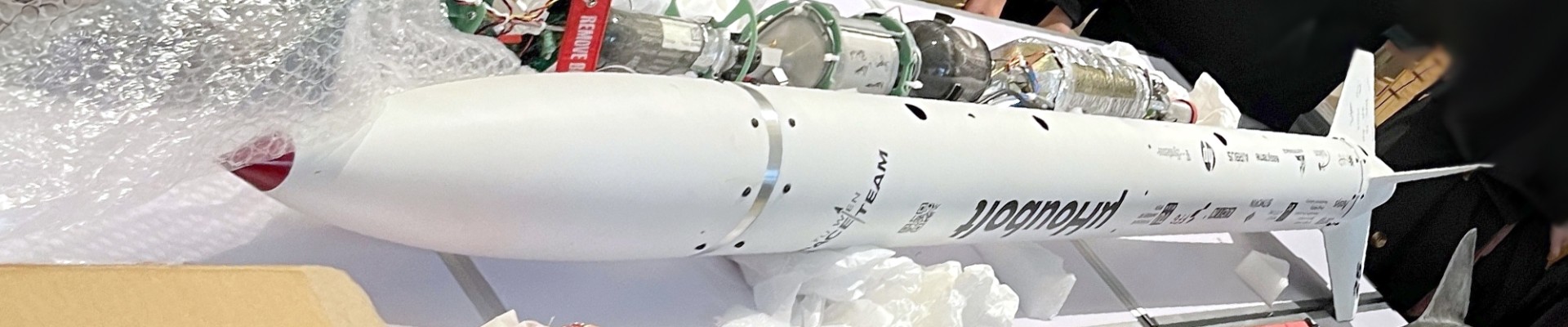 : Eine Rakete des TU Wien Space Teams