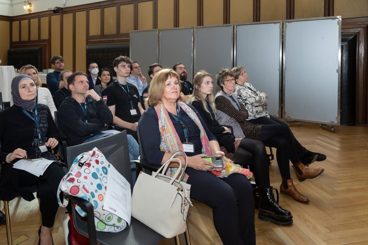 View of the event audience