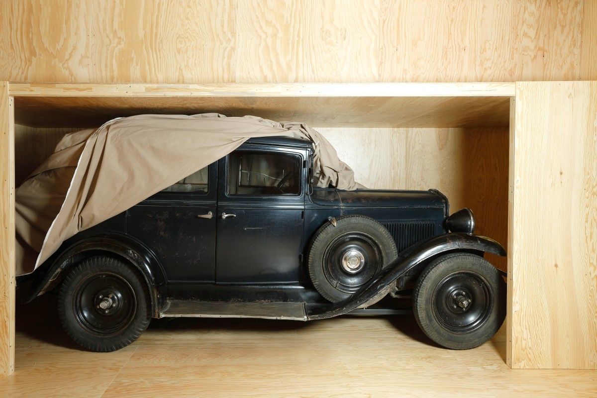 Fiat 522 C (ehem. Besitzerin: Rosa Glückselig) in der Ausstellung „Inventarnummer 1938“
