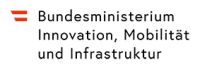 Logo vom Bundesministerium für Innovation, Mobilität und Infrastruktur: