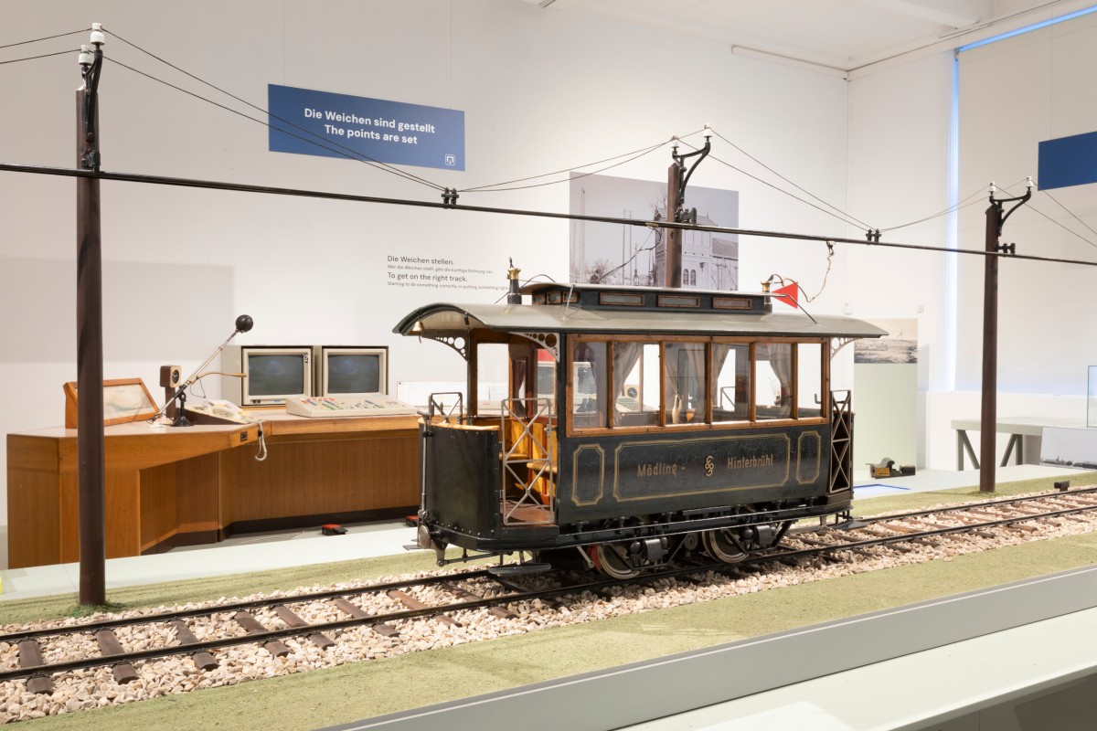 Station „Meilensteine der Elektrifizierung der Eisenbahn“