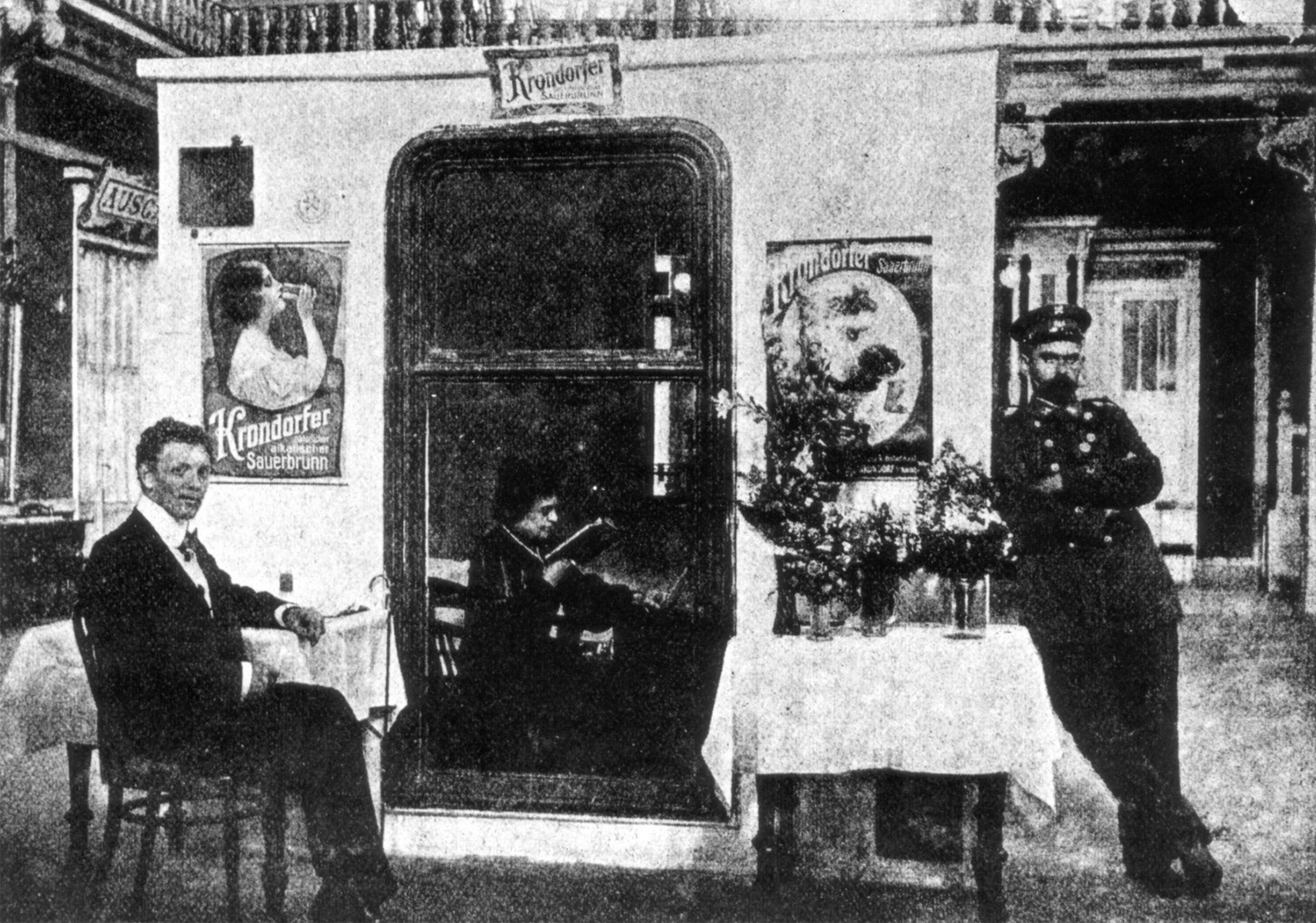 Auguste Victoria Schenk in ihrer „Hungerzelle“, 1905 